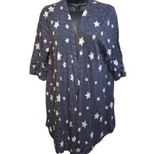 Catherine Cardigan 0X (14/16) Lightweight Star Coverup Spring Beach Summer